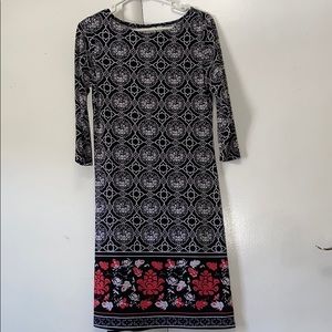 Black & White Flower Dress